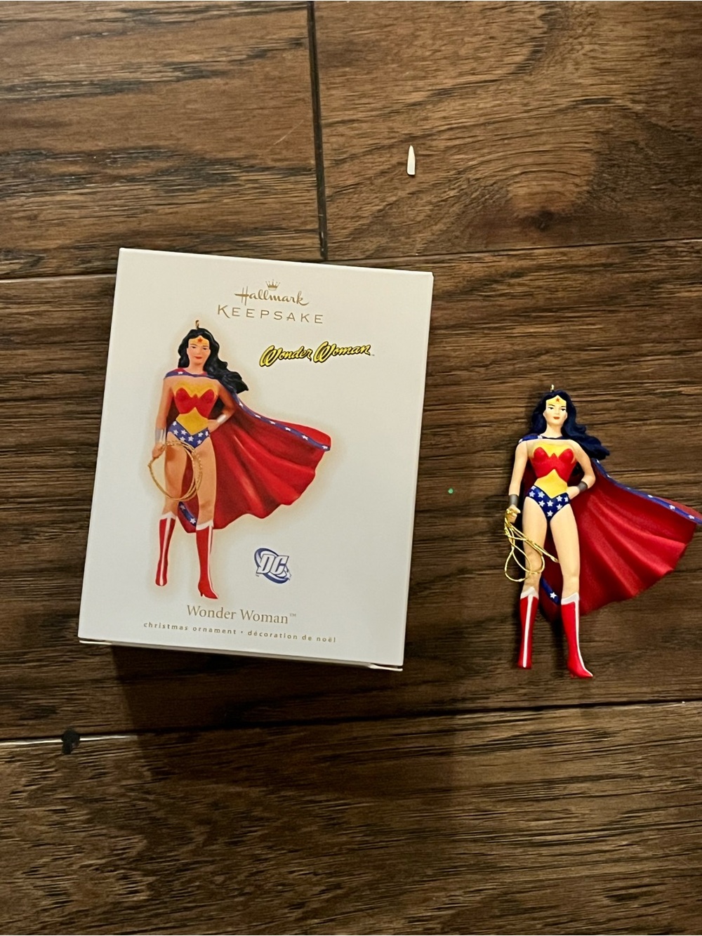 Hallmark Wonder Woman Red & Blue Ornament -Keepsake Christmas Ornament’s